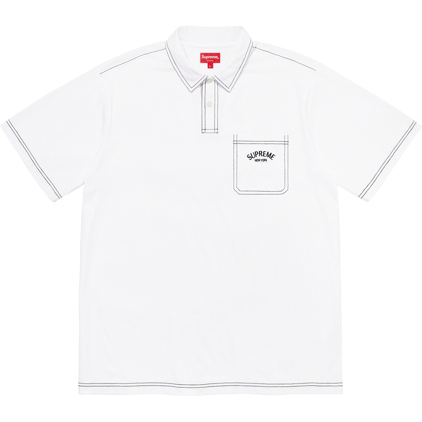 Contrast Stitch Polo view 7